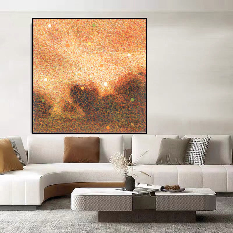 Refined Canvas Wall Art with Texture: Available in Various Sizes, Featuring an Abstract Painting