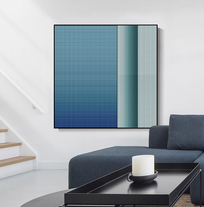 Refined Canvas Wall Art with Texture: Available in Various Sizes, Featuring an Abstract Painting